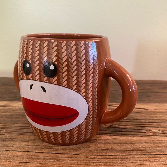 Sock Monkey Coffee Cup Mug
Double Handle - Picture 4 of 7
